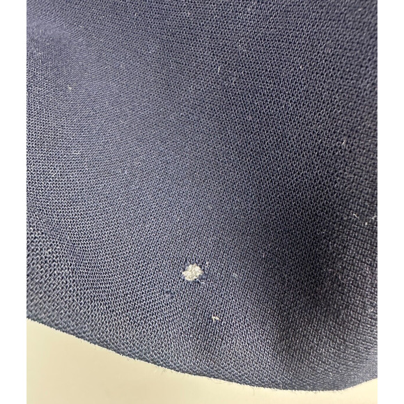 *Flawed Lauren Ralph Lauren Wool Double Breasted Blazer Suit Jacket Navy Size 14 - Picture 13 of 16